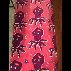 Octopus Beach Towel Vintage 90s